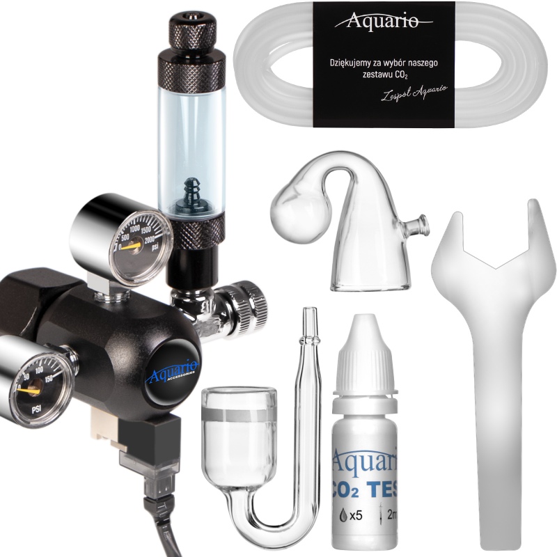 Aquario Professional 2.0 - CO2 set with solenoid valve